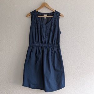 Reiss eyelet dress (blue)